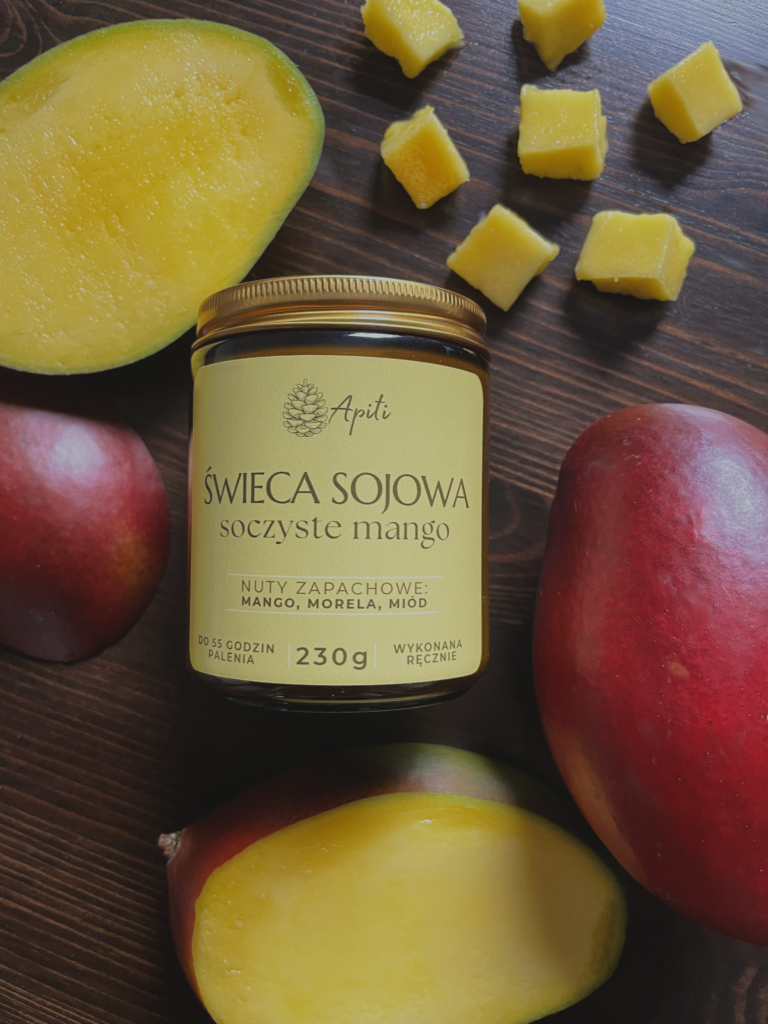 Świeca Sojowa - Soczyste Mango
